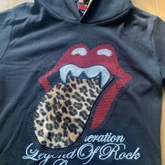 ローリングストーンロゴ　Tシャツ　ブラックの画像