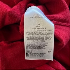 GAP ギャップ ニット セーター レッド GAPロゴ Lの画像