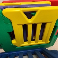 ベビーサークル 日本育児 ミュージカルキッズランドDXII カラフル 6枚パネルの画像