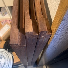 アンティーク　ヴィンテージ　モールガラス戸の画像