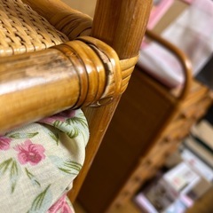 ラタン 5段収納ラックの画像