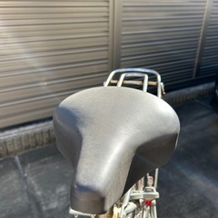 自転車　後輪パンクの画像