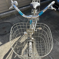 自転車　後輪パンクの画像