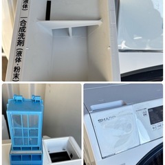 🔥🔥SHARPシャープ🔥🔥 SAHRPシャープドラム式洗濯機乾燥　洗濯10kg乾燥6kg 配送無料 の画像