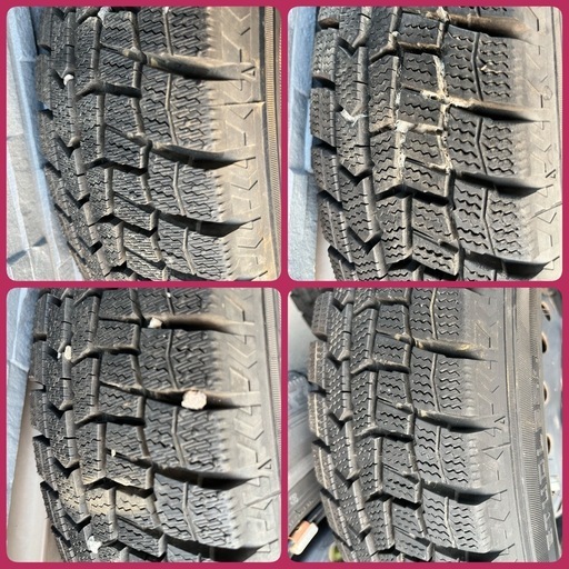 145/80R12バリ溝！