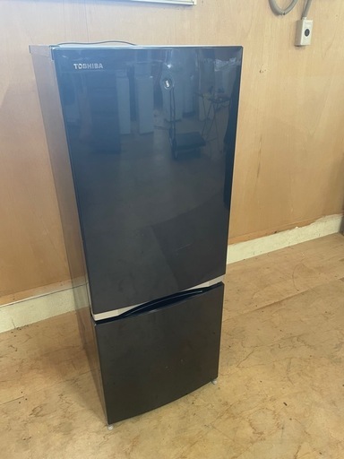 111802東芝2ドア冷蔵庫153L2017年製