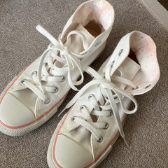 コンバース　オールスター　24.5cm 白の画像