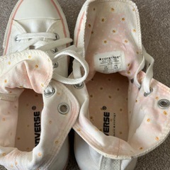 コンバース　オールスター　24.5cm 白の画像