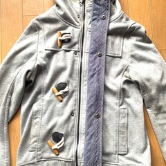 ダッフル系アウター　グレーの画像
