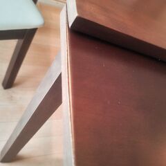 サイズ可変可能なダイニングセットの画像