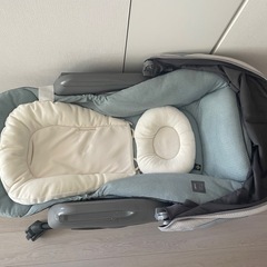 Combi（コンビ） ネムリラ AUTO SWING BEDi LONG スリープシェル（電動スウィング ベビーベッド＆チェア） の画像