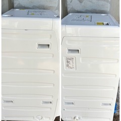 🔥🔥SHARPシャープ🔥🔥 ES-S7D-WR ドラム式洗濯機乾燥🔥🔥　分解洗浄済み　7/3kg コンパクト　マンションサイズ　小型　一人暮らし　右開き　設置まで対応　配送無料🚚💦の画像