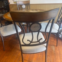 お値下‼️お洒落なダイニングセットテーブル&椅子4脚の画像