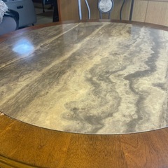 お値下‼️お洒落なダイニングセットテーブル&椅子4脚の画像