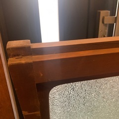 アンティーク　ヴィンテージ　ダイヤガラス戸　の画像