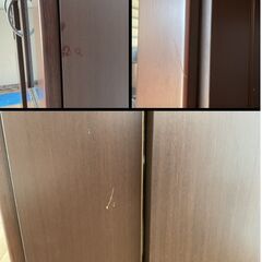 No.174　スライド本棚　ガラス扉付き（豊橋市収集業務課リユース家具）の画像