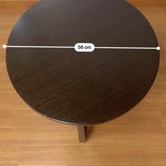 サイドテーブル（ウェンジ） TABLE机デスク AbitaStyle（アビタス タイル）の画像