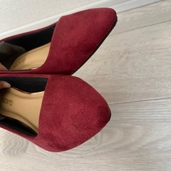 　ボルドー　パンプス　Lの画像
