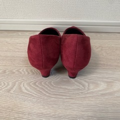 　ボルドー　パンプス　Lの画像