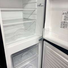 ニトリ NTR-106BK 2ドア冷蔵庫  106L ブラックの画像