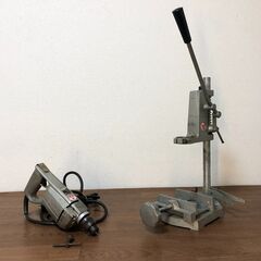Makita カクノミスタンドセット 電器工具 マキタ電機製作所ドリル 6010N付き DIY用品 MD108ドリルスタンド 動作確認済みの画像