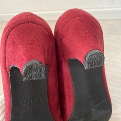 　ボルドー　パンプス　Lの画像