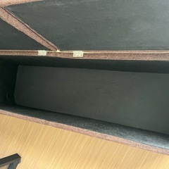 ソファベンチ　収納つき　差し上げます の画像