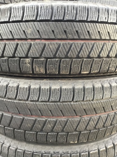 バリ溝 155/65R14 BS VRX3 4本セット