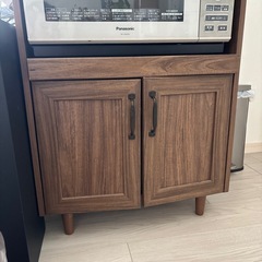 オーブンレンジ、炊飯器収納家具の画像