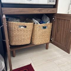 オーブンレンジ、炊飯器収納家具の画像