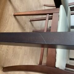 No.175　ダイニングテーブルセット　４人かけ（豊橋市収集業務課リユース家具）の画像