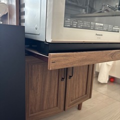 オーブンレンジ、炊飯器収納家具の画像