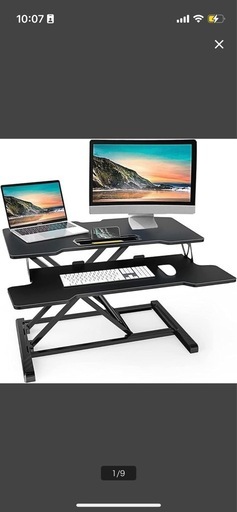 pc昇降デスク美品　頑丈で使いやすい！