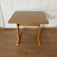 【交渉中】No.176　ダイニングテーブルセット　回転イス２脚付き　（豊橋市収集業務課リユース家具）の画像