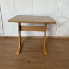 【交渉中】No.176　ダイニングテーブルセット　回転イス２脚付き　（豊橋市収集業務課リユース家具）の画像