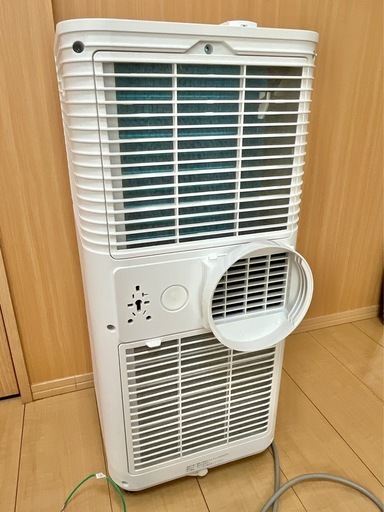 【美品！】2025年モデル タンスのゲン スポットクーラー 窓パネル付 10畳 除湿 25L/日 工事不要 冷風 冷房 