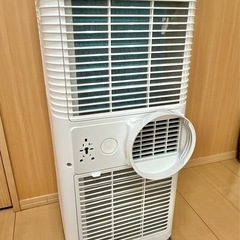 【美品！】2025年モデル タンスのゲン スポットクーラー 窓パネル付 10畳 除湿 25L/日 工事不要 冷風 冷房 の画像