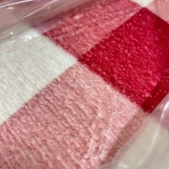 新品未使用☆長方形のマット、キッチンマット　60×300cm 赤色チェック柄の画像