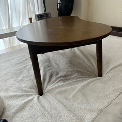 コーヒーテーブル 木製 ナチュラル 1台の画像