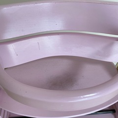 ♬パステルピンク♫ 木製ベビーチェア ハイチェアの画像