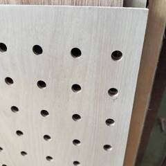 カバ板目有孔ボード　３×６版　厚み９mm　(1800×900×t9mm）　の画像