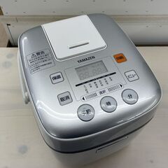 3合炊き マイコン炊飯器 YJB-300 ヤマゼン 2023年製 説明書付き ホワイト マイコンジャー 炊飯ジャー 札幌市手稲区の画像