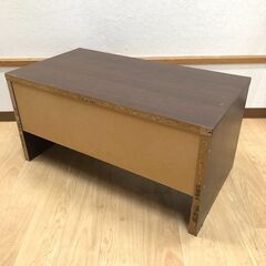 stp-3597　ローデスク　ダークブラウン　文机　幅77.5　コンパクト　シンプル　木製　パソコンデスク　ロータイプ　座卓　書斎机　勉強机　平机　机　ミシン台　座机　飾り台の画像