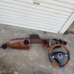 ダイハツ用　MOMOウッドコンビステアリングの画像