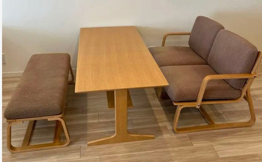 無印良品】リビングでもダイニングでも使えるシリーズ・ダイニングセット