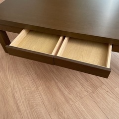 定価3万　ローテーブル　引き出し付きの画像