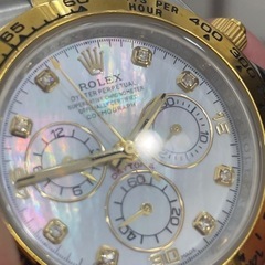 ROLEX コスモグラフ･デイトナ ランダムシリアル 116523NG  8ポイントダイヤ　ホワイトシェル文字盤　 ゴールドコンビ　自動巻き メンズの画像