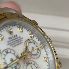 ROLEX コスモグラフ･デイトナ ランダムシリアル 116523NG  8ポイントダイヤ　ホワイトシェル文字盤　 ゴールドコンビ　自動巻き メンズの画像