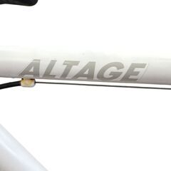 ALTAGE ロードバイク 700C 700×25C ホワイト フレーム約510mm 中古 アルテージの画像