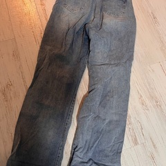 【jeans designed】ダメージデニム　Lサイズ　海外　ハイウエストの画像